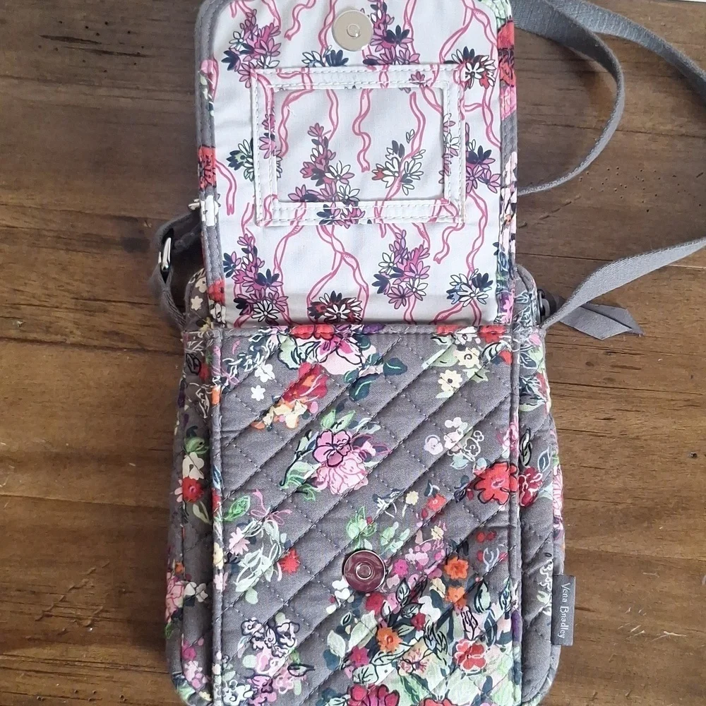 Vera Bradley Blooming Crossbody Bag Plus a Matching Wallet